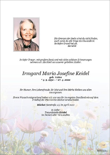 Irmgard  Keidel